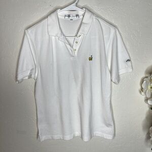 Vintage Masters Collection Polo Golf Shirt Women's Medium White
